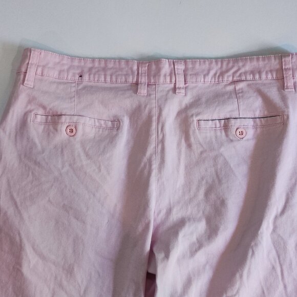 Nat Nast flat front casual shorts muted pink men's size 36 - Picture 4 of 11